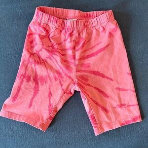 Hanna Andersson Pink Tie-Dye Kids Shorts